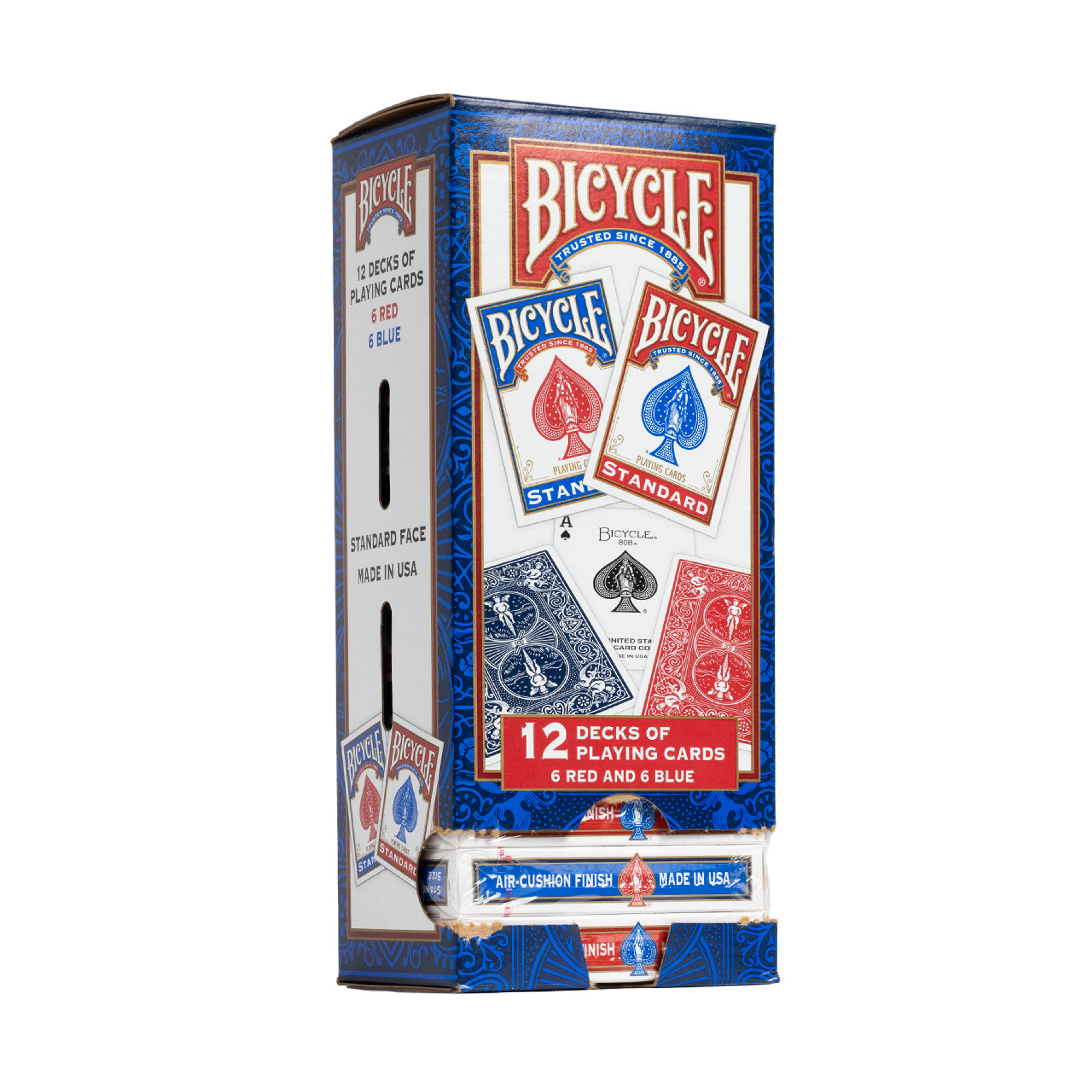 Standard 808 Playing Cards. 12-pack Red and Blue