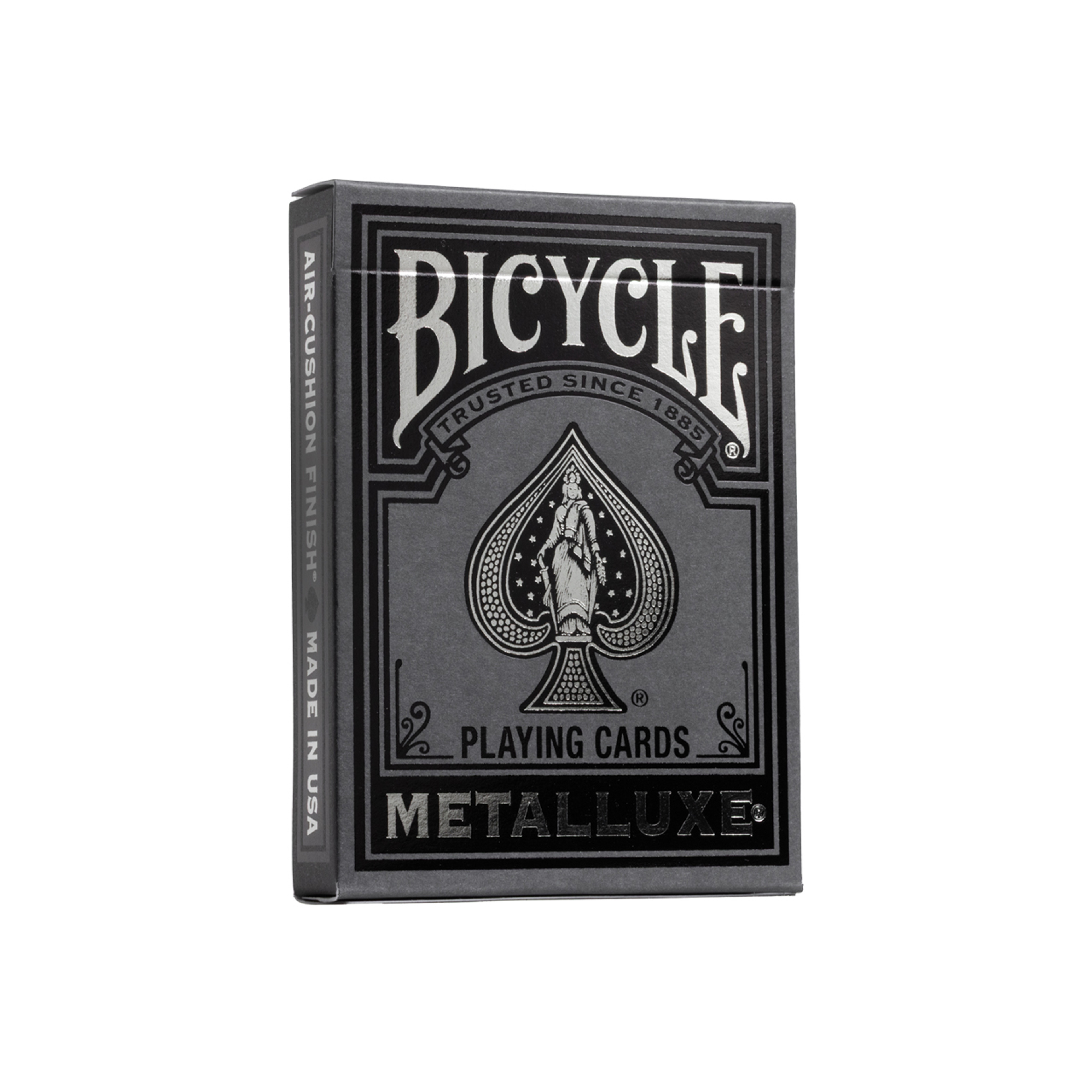 Black and Silver Metalluxe Playing Cards