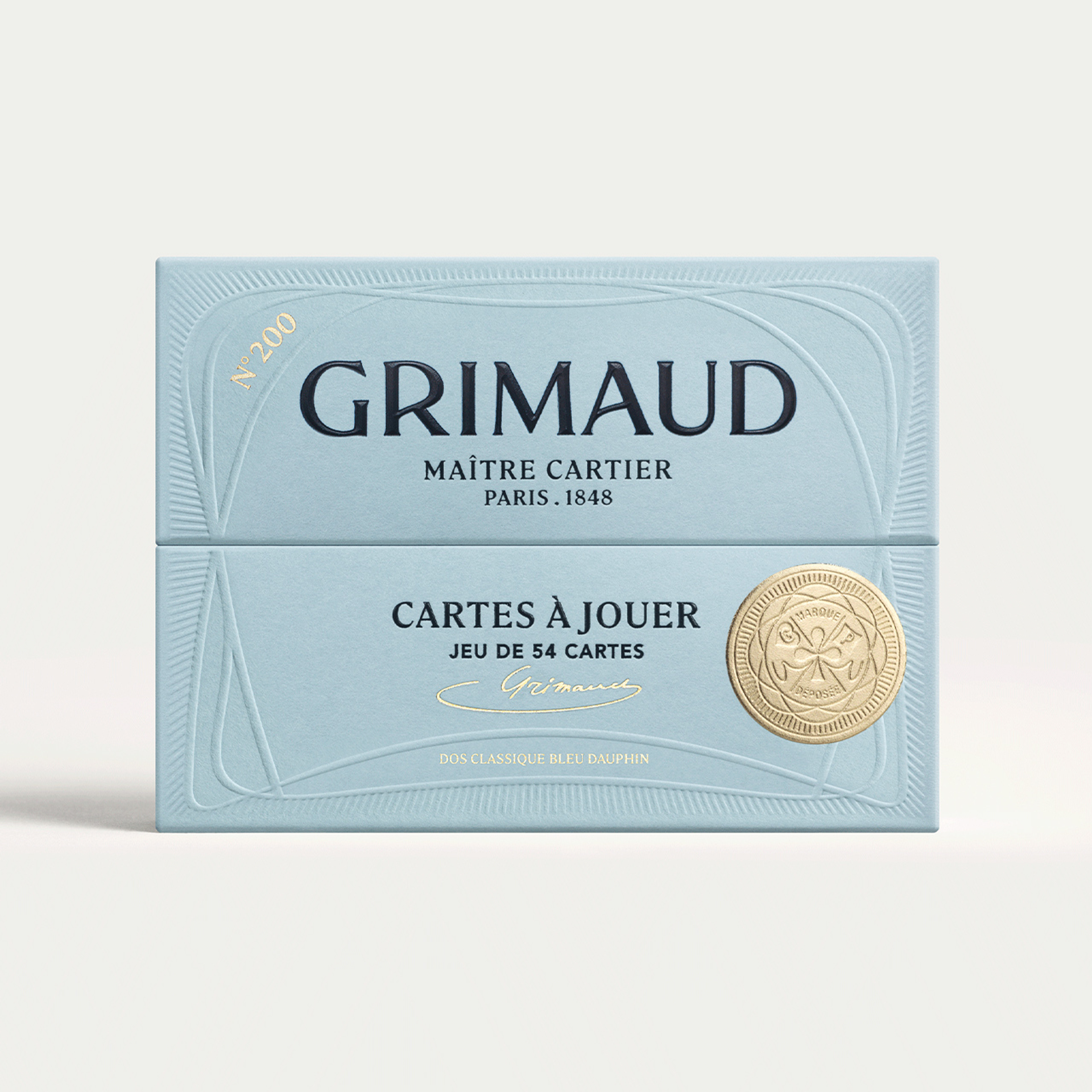 N°200 : Cartes à Jouer (Dolphin Blue)