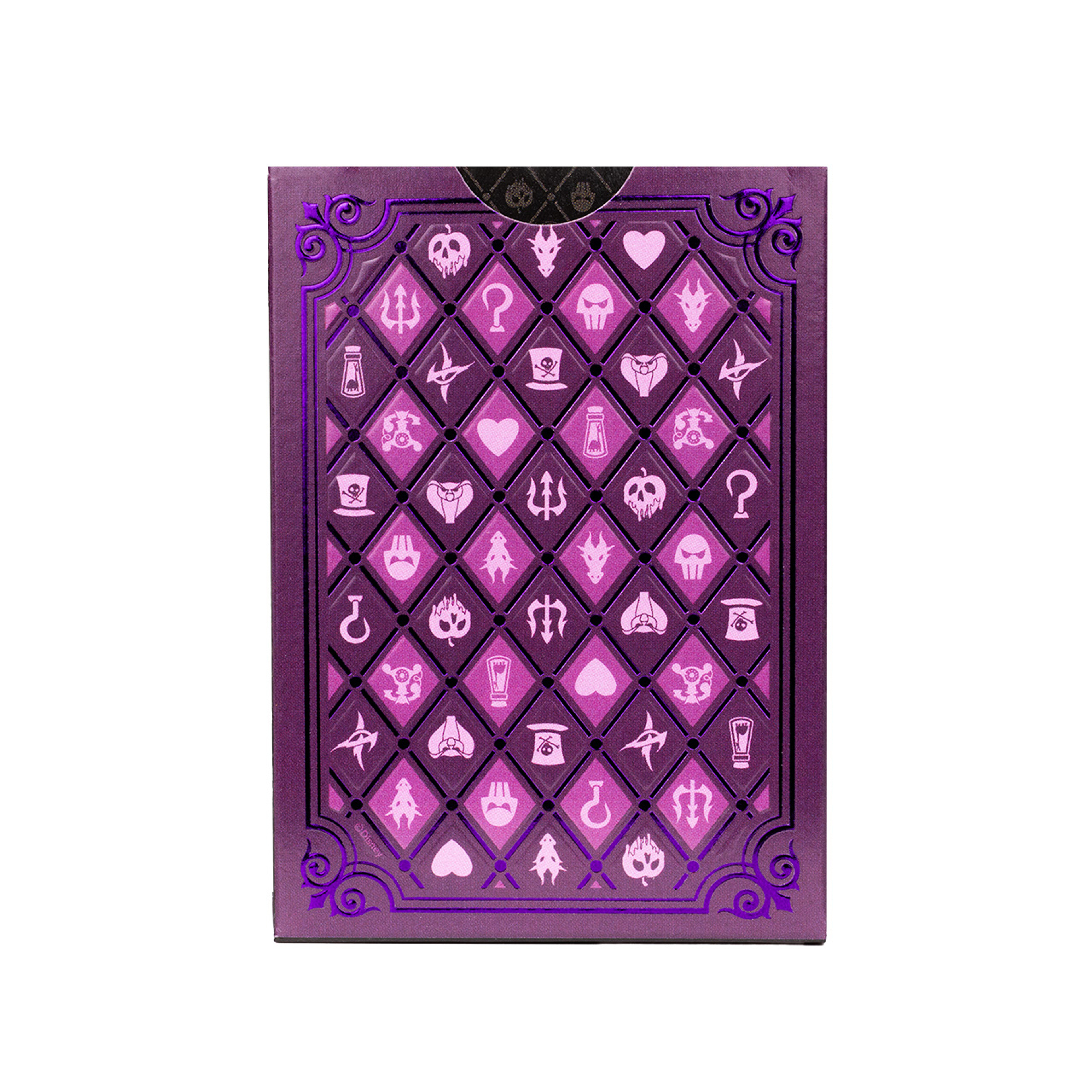 Disney Villains Inspired Playing Cards. Purple