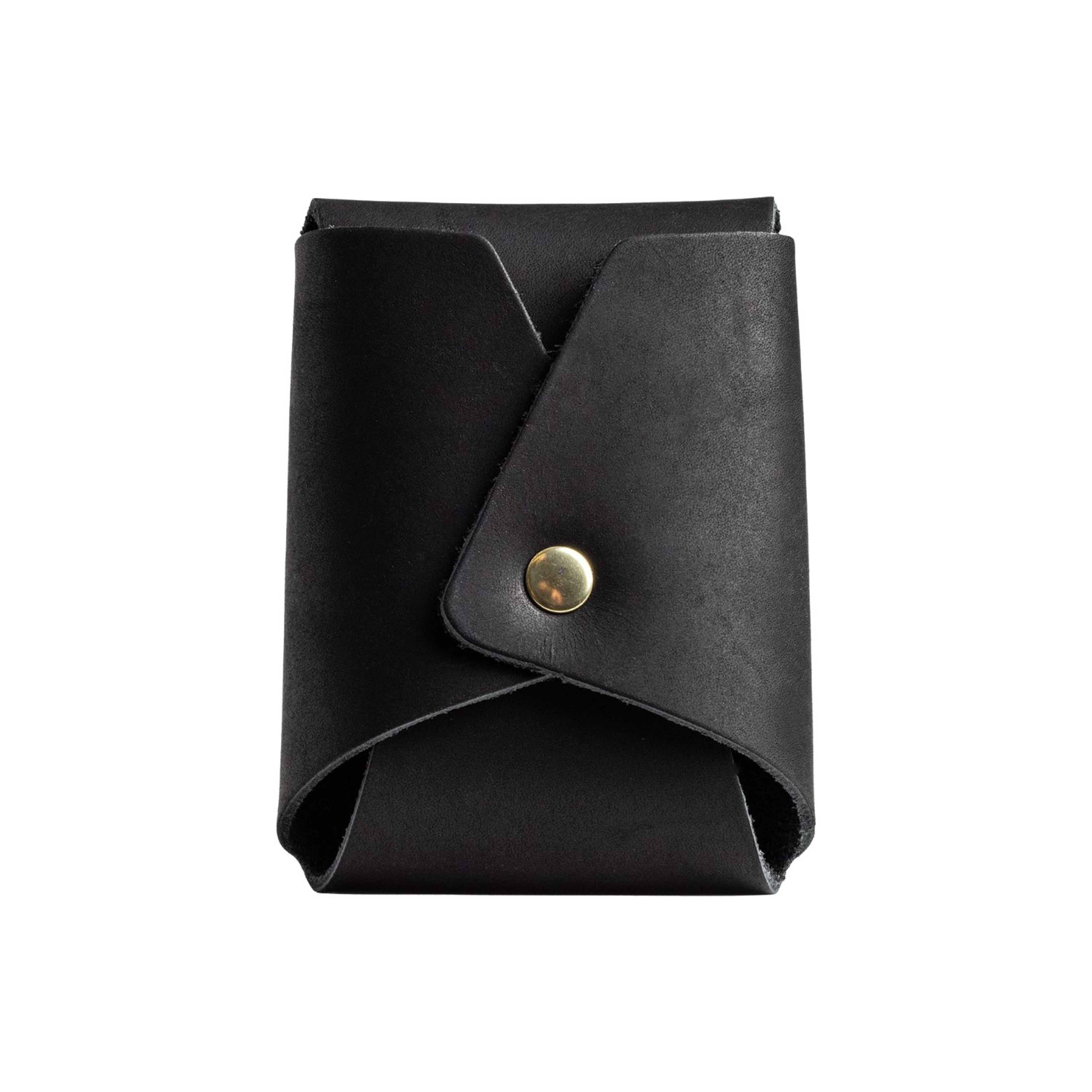 Leather Card Case. Black
