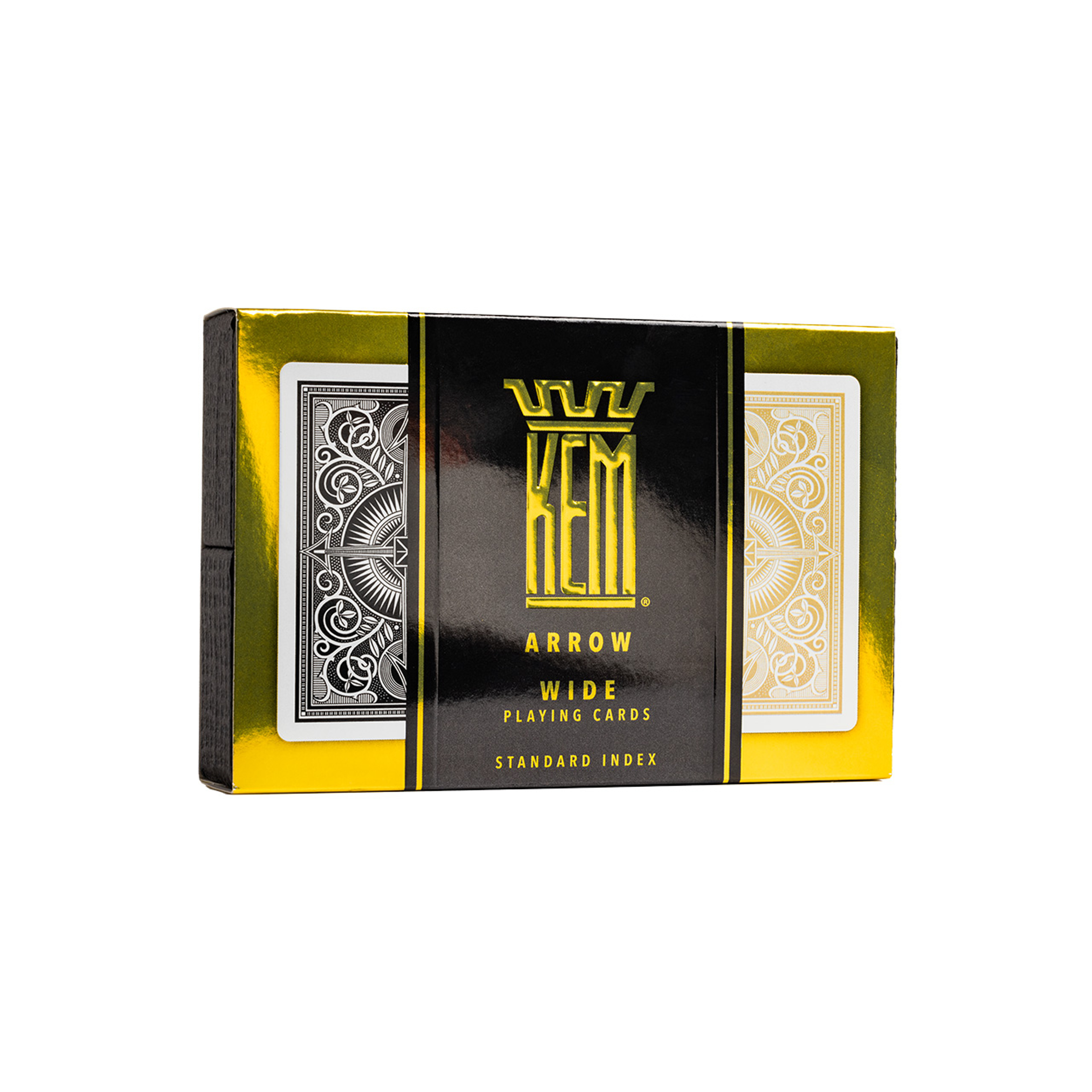 Arrow Black and Gold Standard Size. 2-Pack
