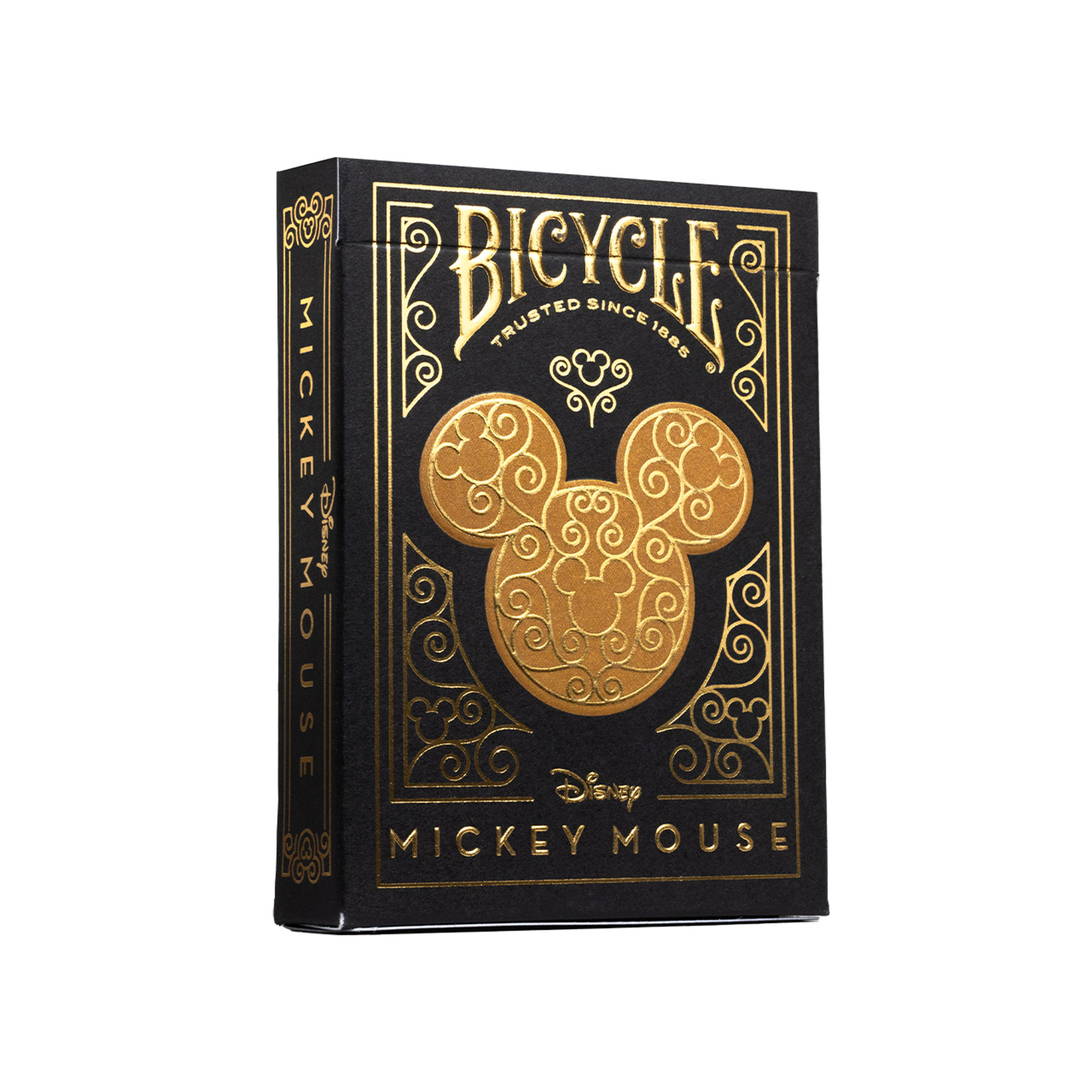 Disney Mickey Mouse Inspired Black and Gold Playing Cards