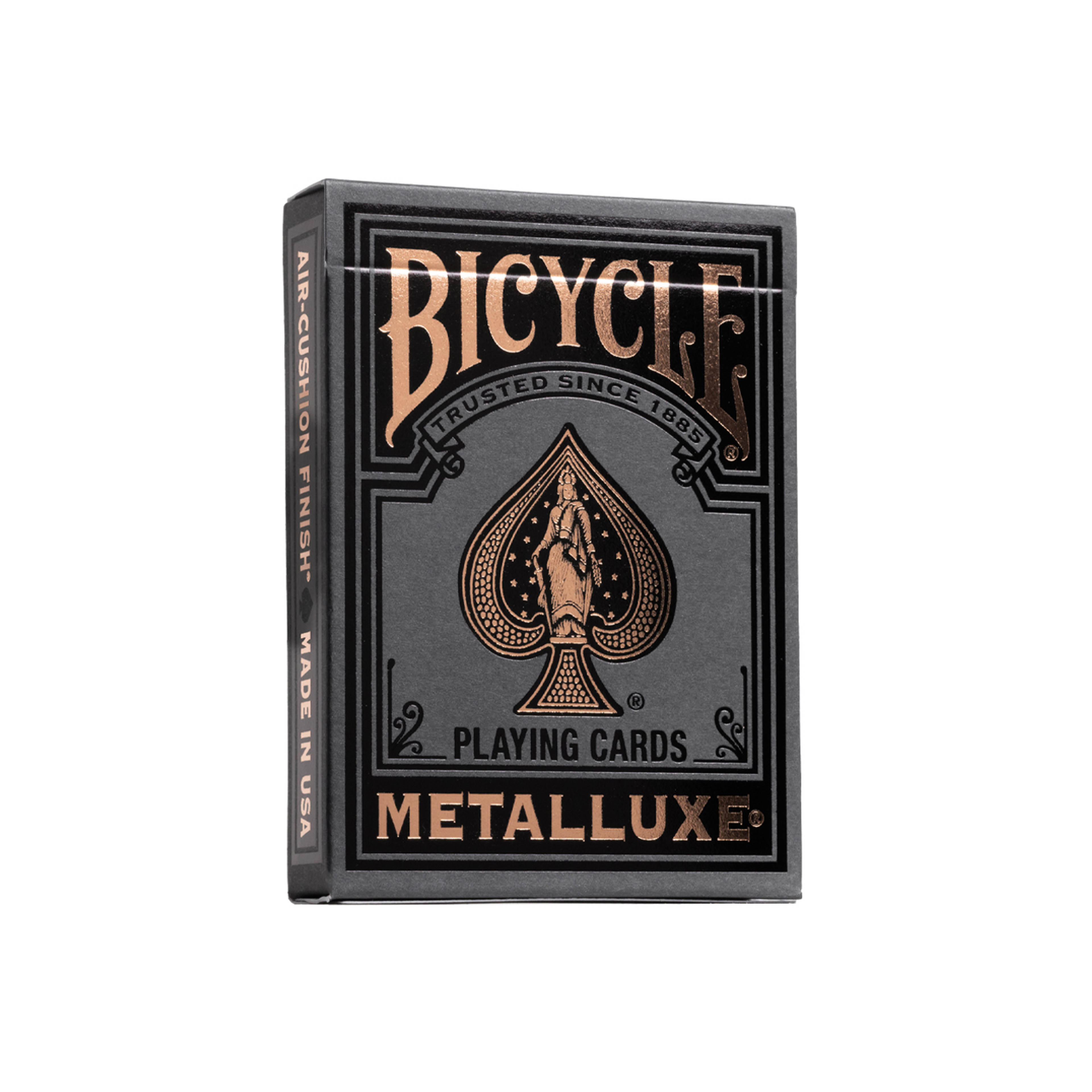 Black and Rose Gold Metalluxe Playing Cards