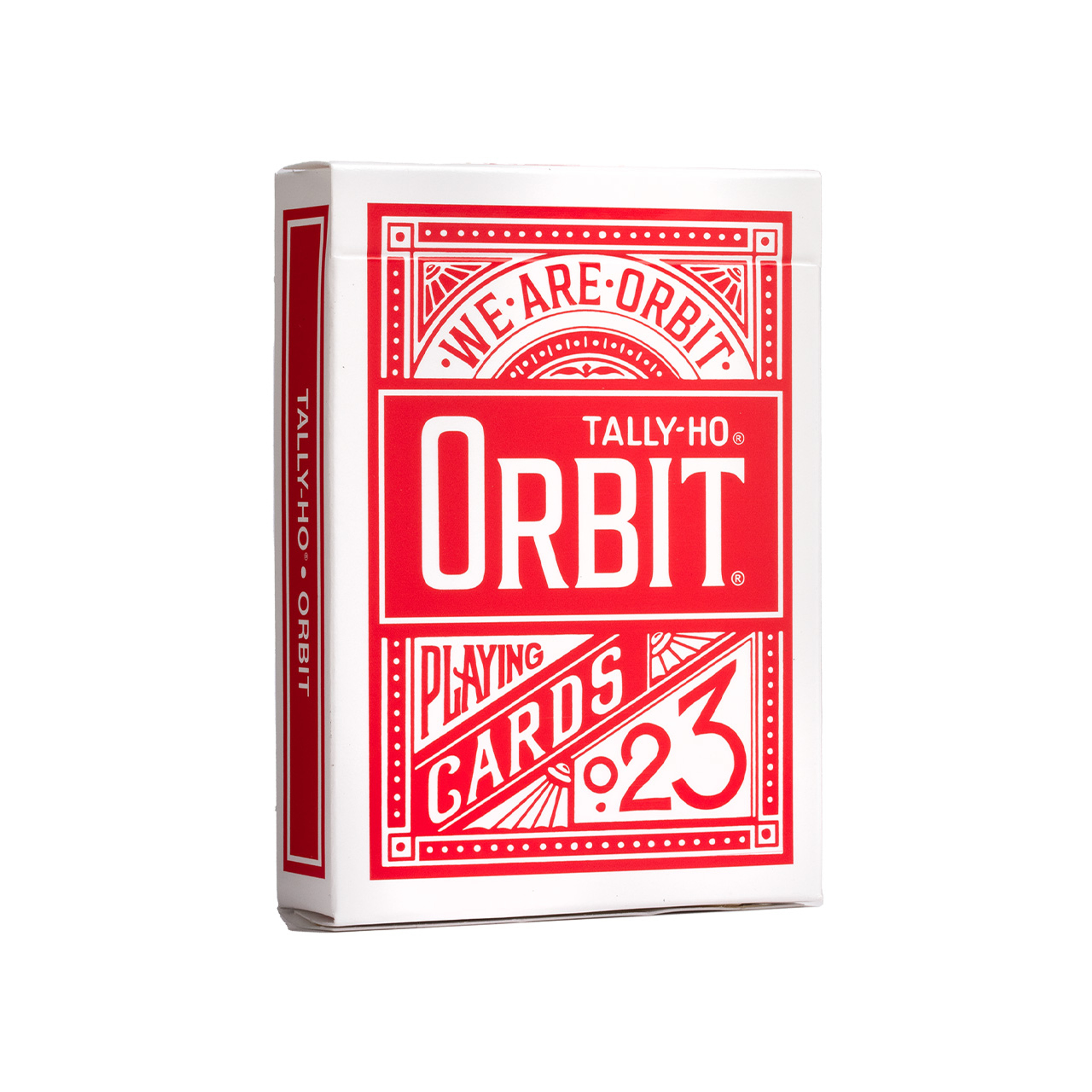 Orbit Red Playing Cards