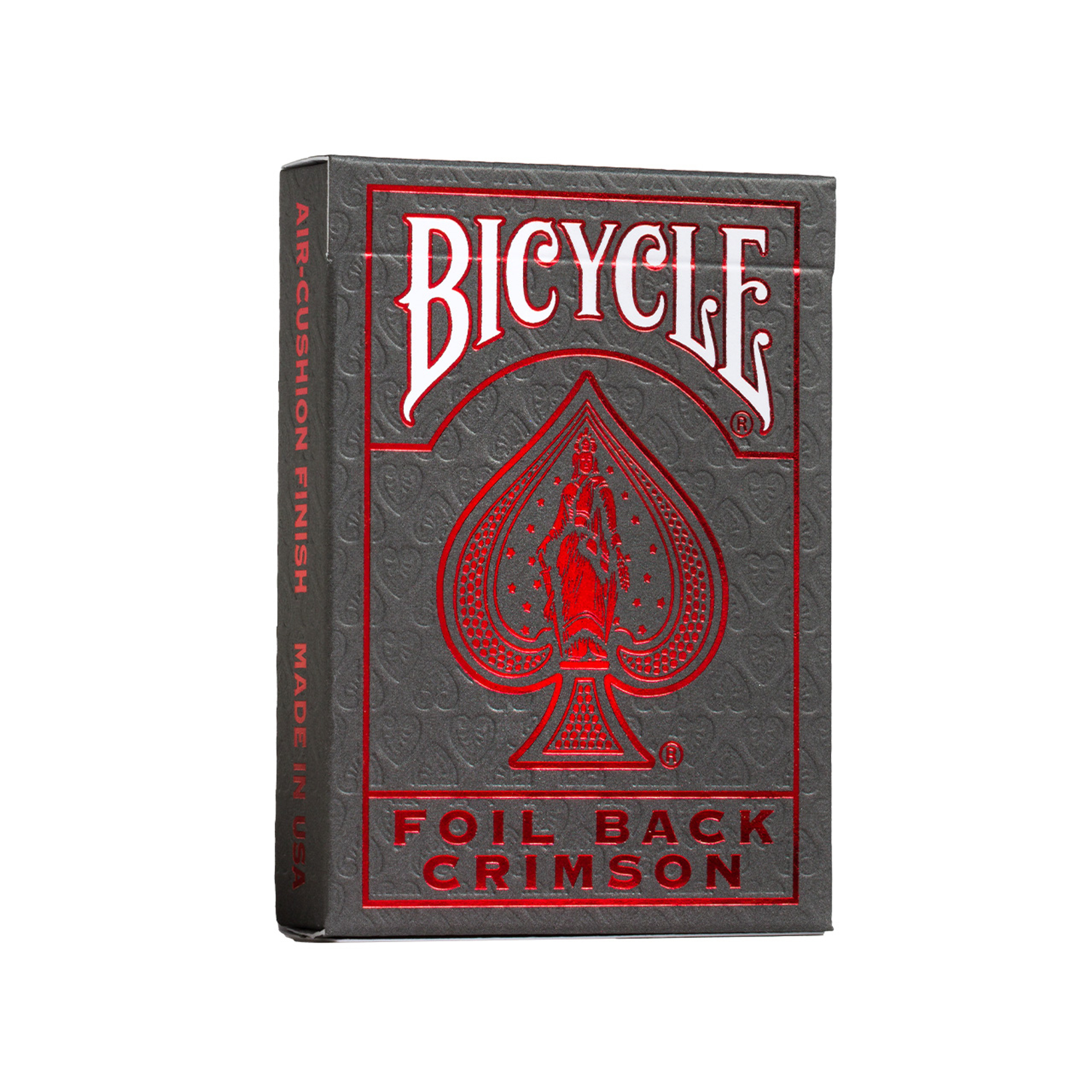 Metalluxe Red Crimson Playing Cards