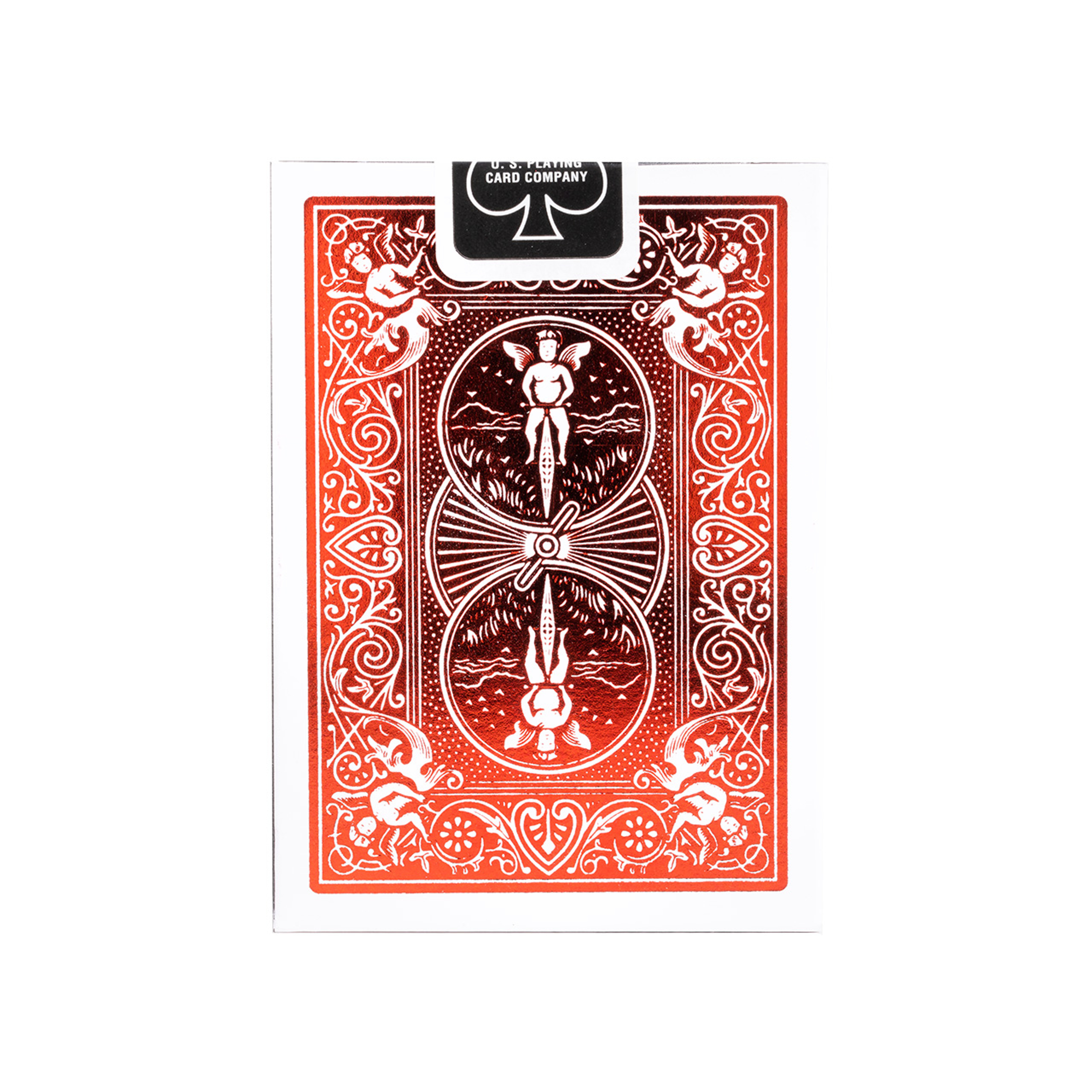 Metalluxe Red Crimson Playing Cards