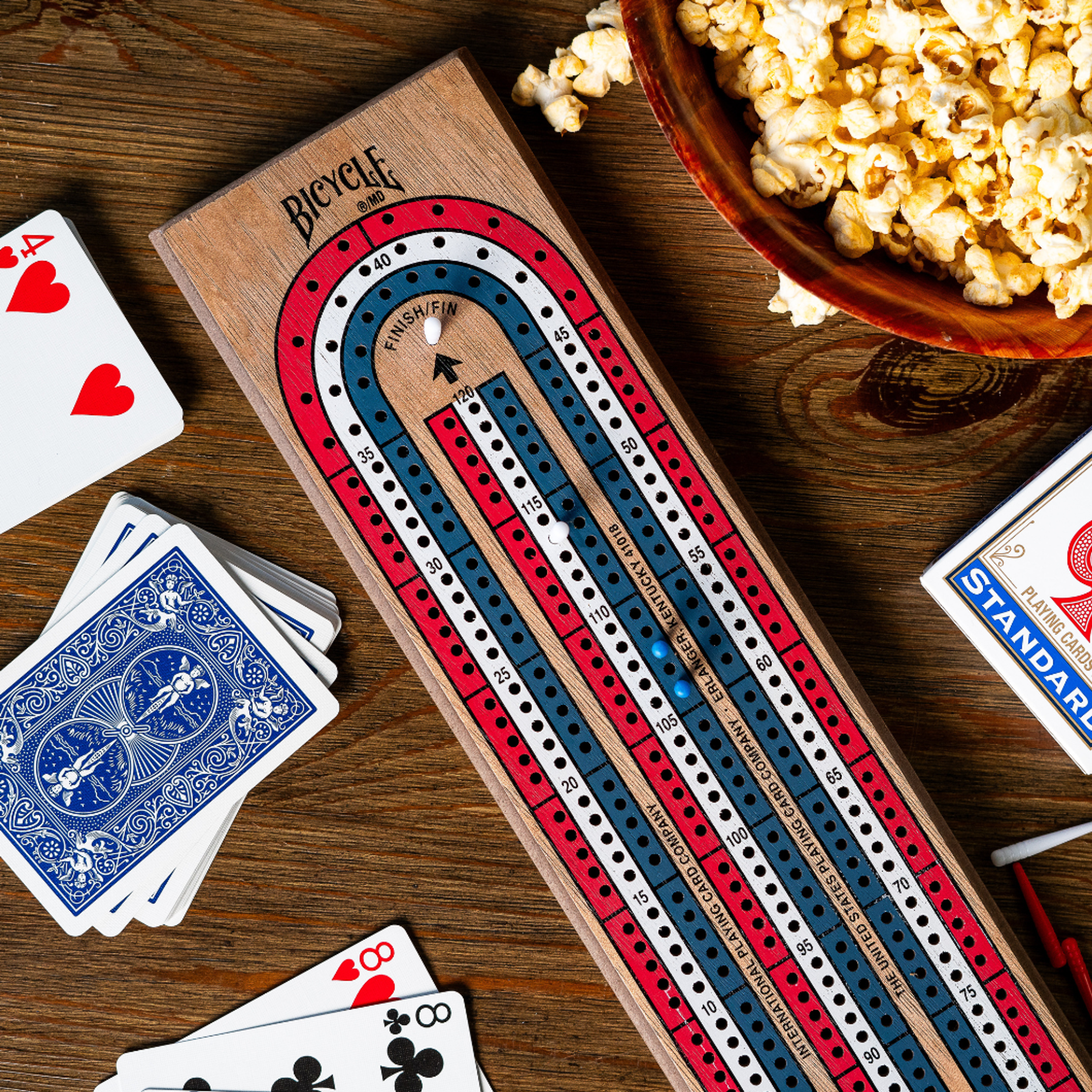 Cribbage Board. 3-Track