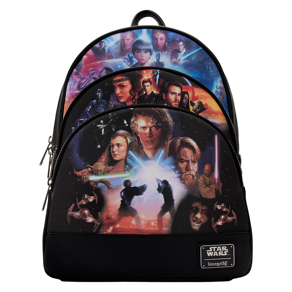 Star Wars Trilogy 2 Triple Pocket Mini Backpack
