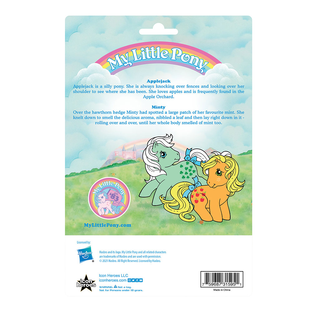Applejack x Minty Pin Set
