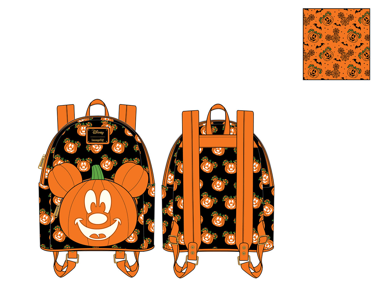 Mickey-O-Lantern Mini Backpack