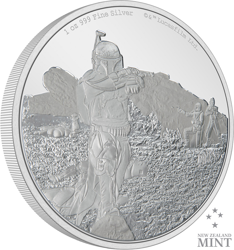 Boba Fett 1oz Silver Coin