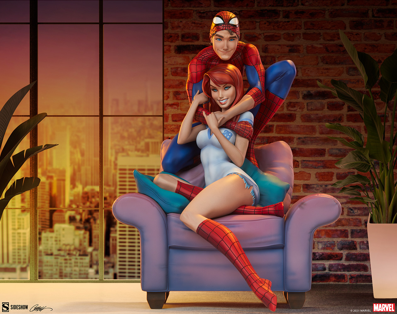 Spider-Man and Mary Jane