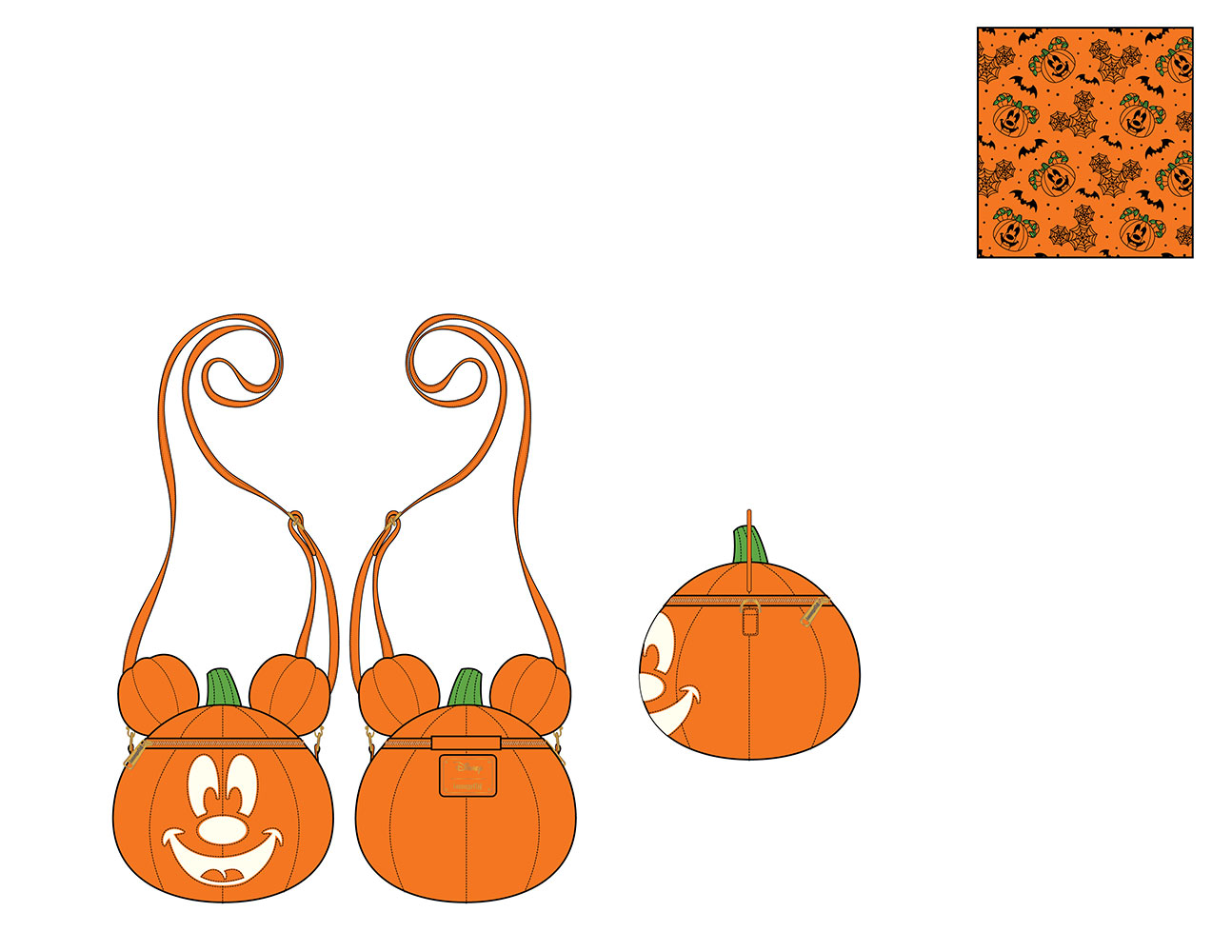 Mickey-O-Lantern Crossbody