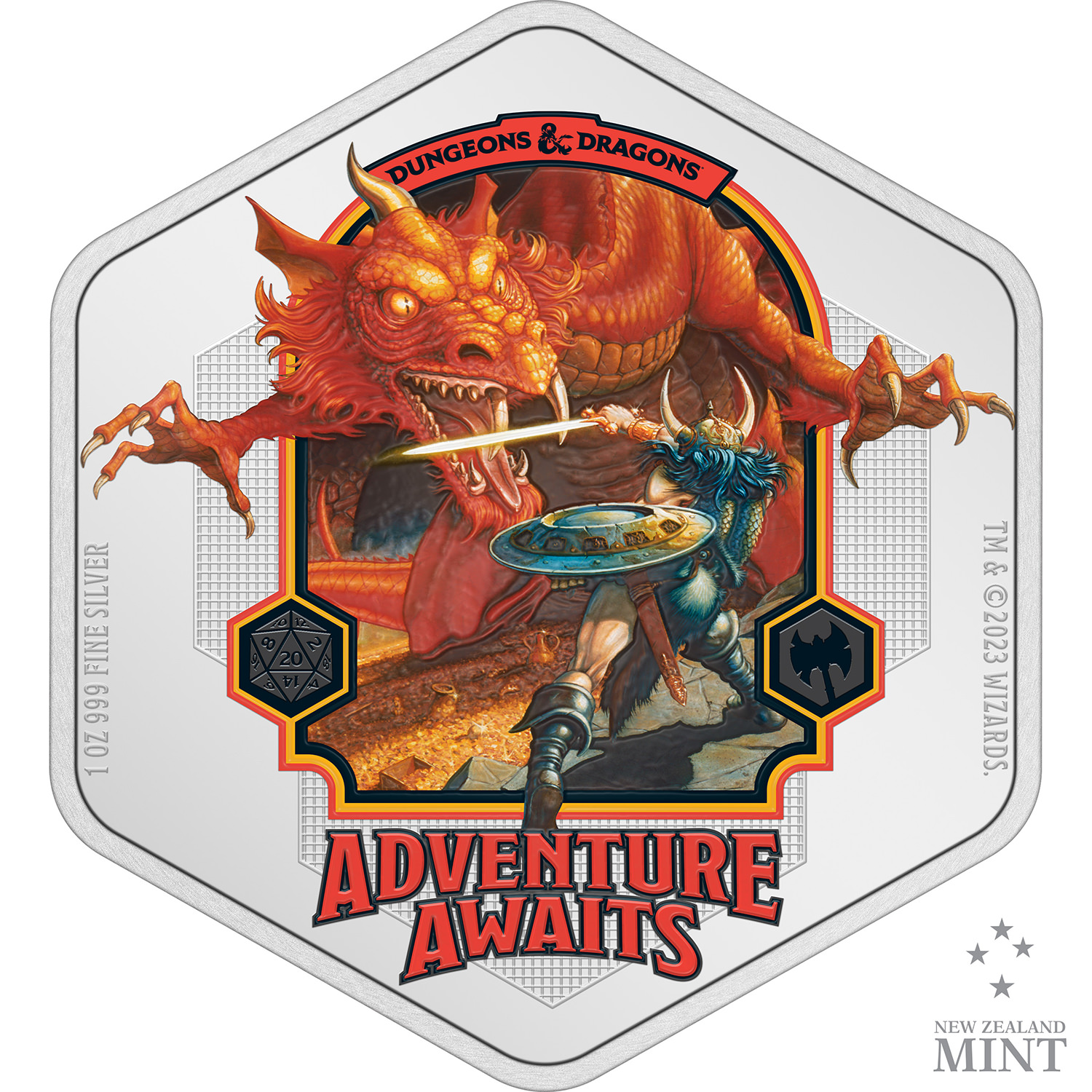 Dungeons & Dragons 1oz Silver Coin