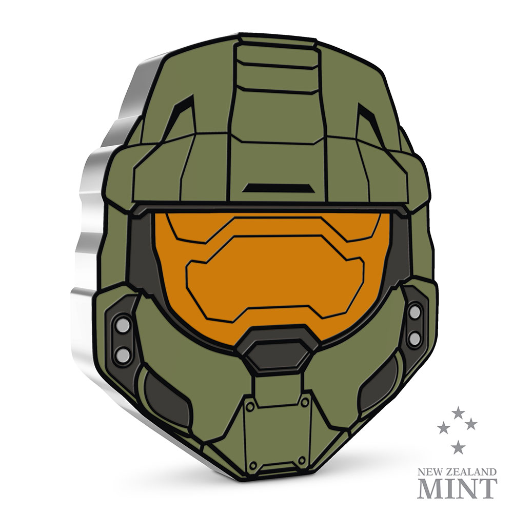 Master Chief Helmet 1oz Silver Coin