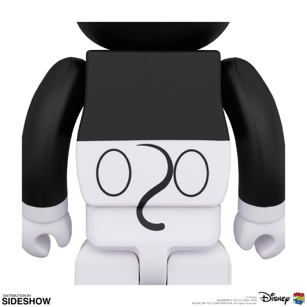Be@rbrick Mickey Mouse (Black & White 2020 Version) 1000%