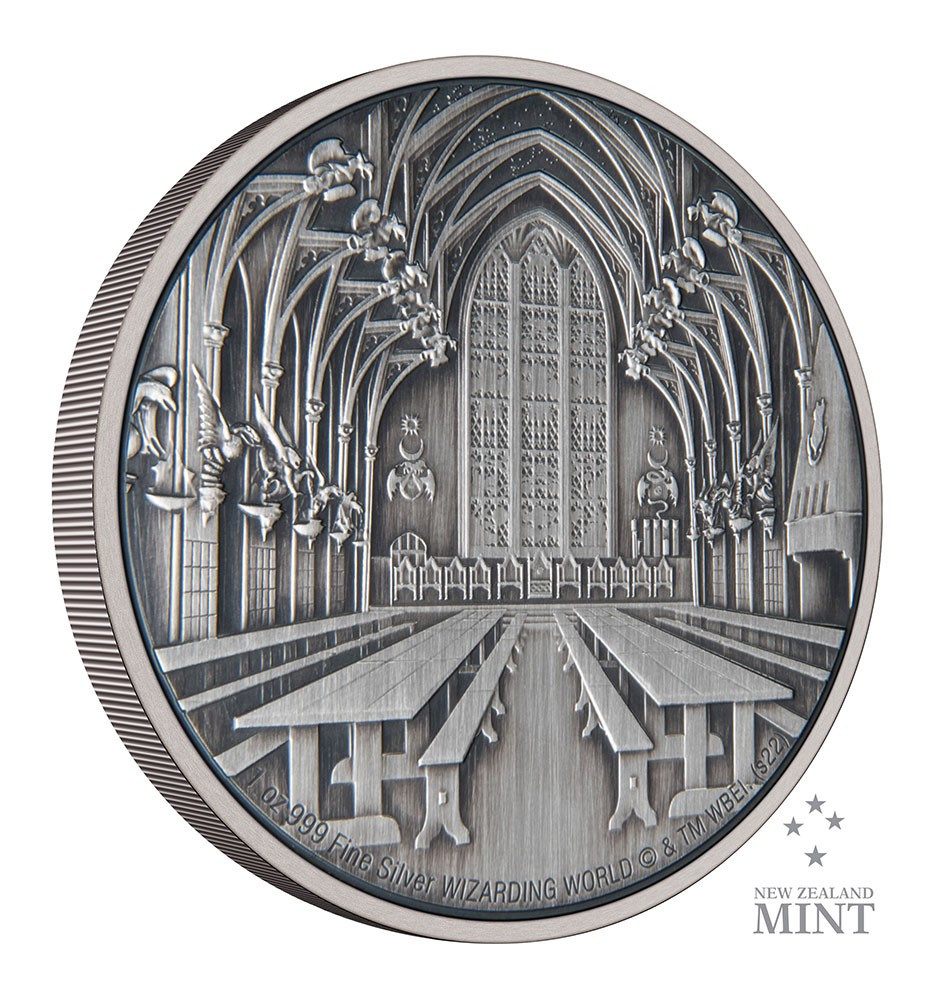 Hogwarts Great Hall 1oz Silver Coin