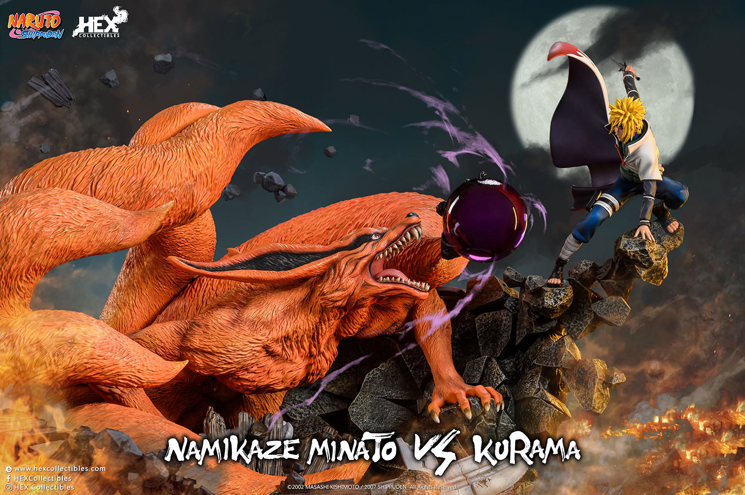 Namikaze Minato vs Kurama