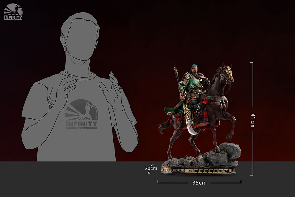 Blade-Wielding Guan Yu (Colored Version)