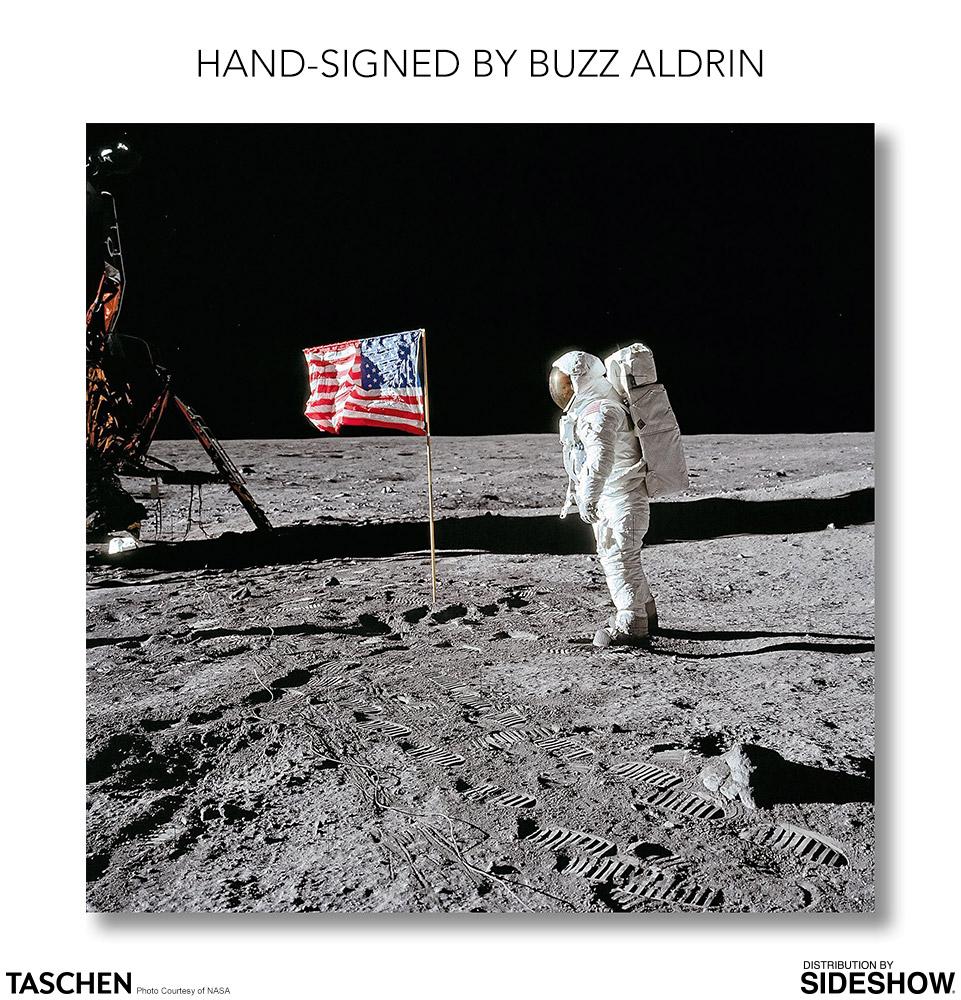 Buzz Aldrin Apollo 11. 'Flag on the Moon'