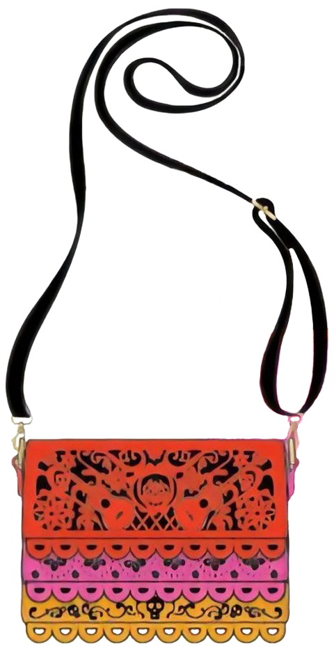 Coco Diecut Party Flags Crossbody