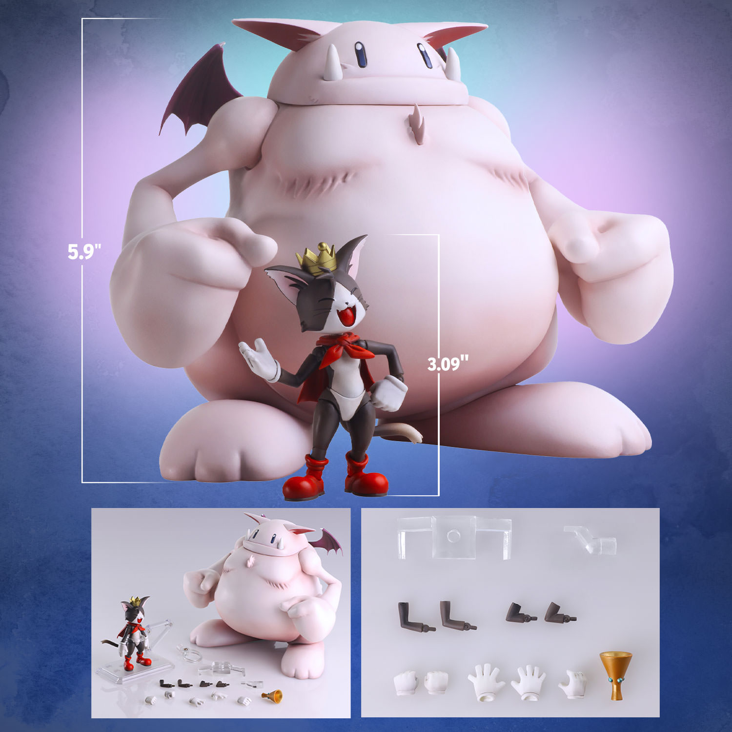 Cait Sith & Fat Moogle