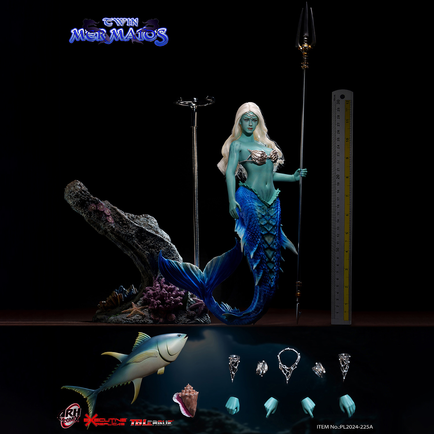 Mermaid Sharleze (Blue Skin)