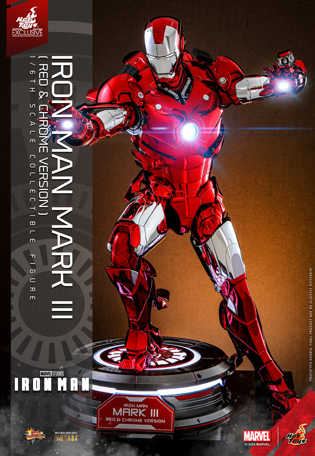 Iron Man Mark III (Red & Chrome Version)