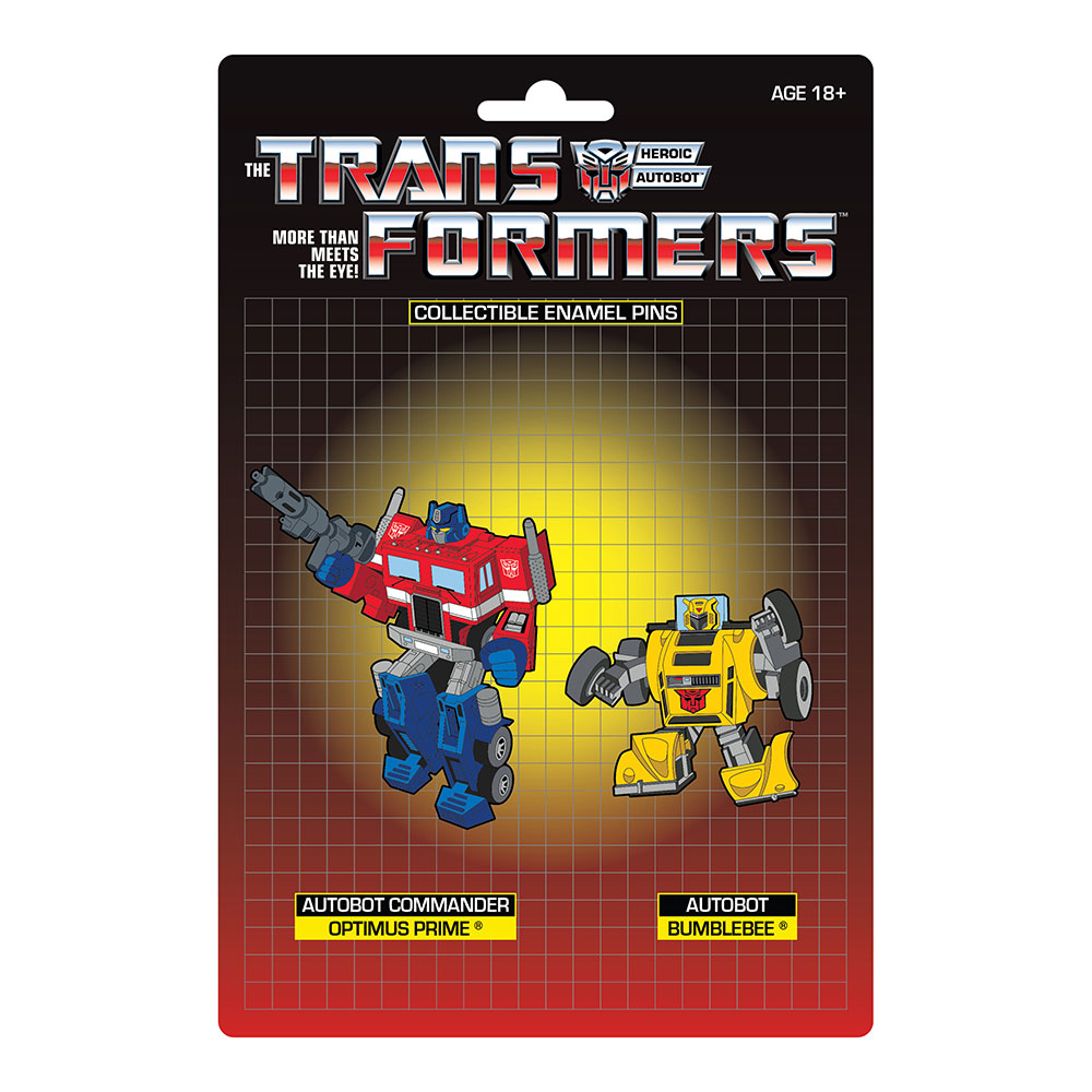 Optimus Prime x Bumblebee Retro Pin Set