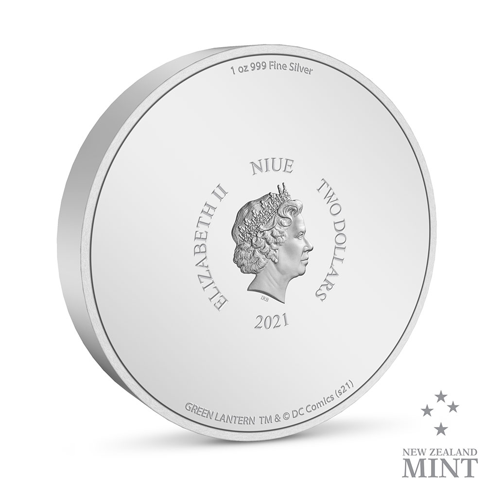 Green Lantern Logo 1oz Silver Coin