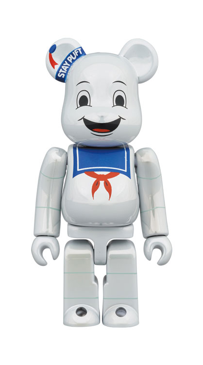 Be@rbrick Stay Puft Marshmallow Man (White Chrome Version) 100% & 400%