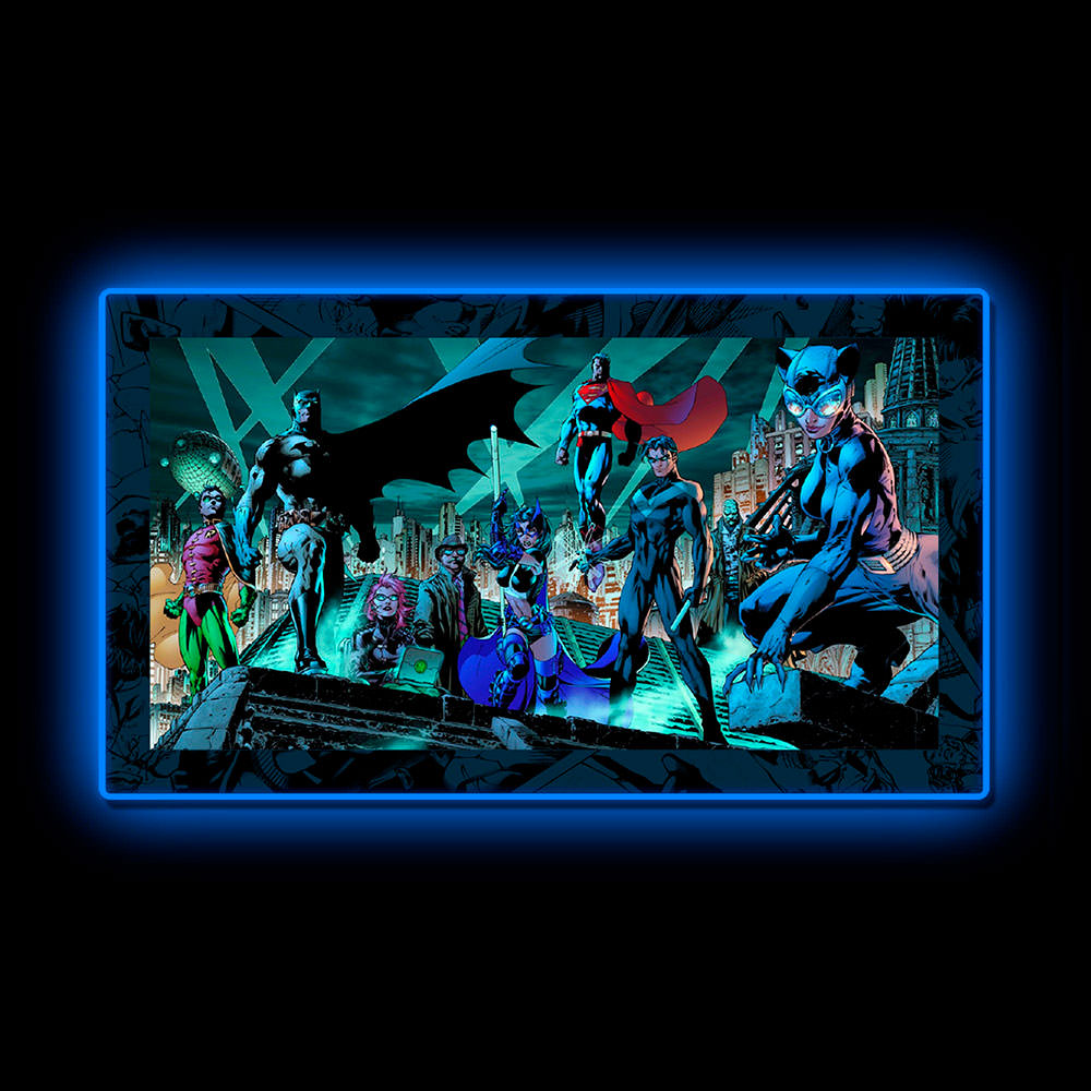 Justice League (1) LED Mini-Poster Light