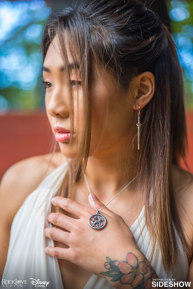 Mushu Medallion (Silver) Necklace