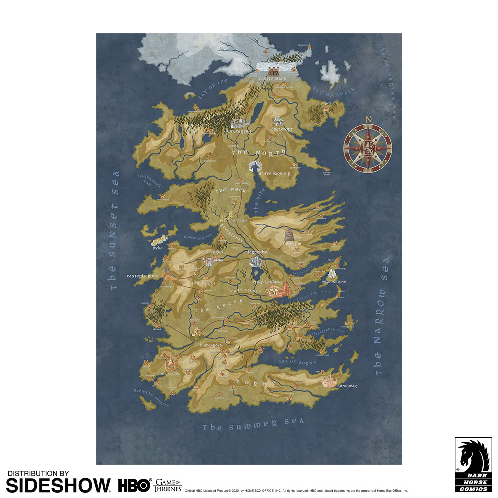 Game of Thrones: Cersei Lannister Westeros Map