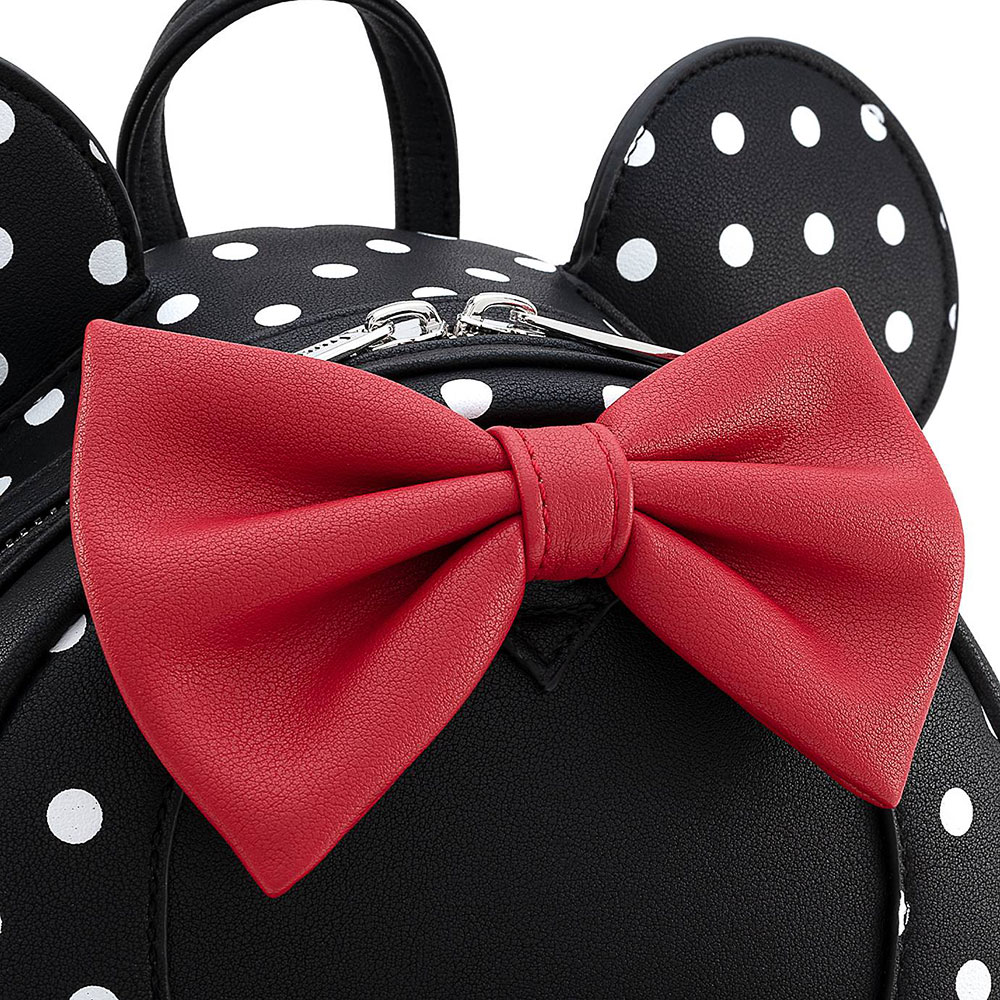 Minnie Mouse Black & White Polka Dot Mini Backpack