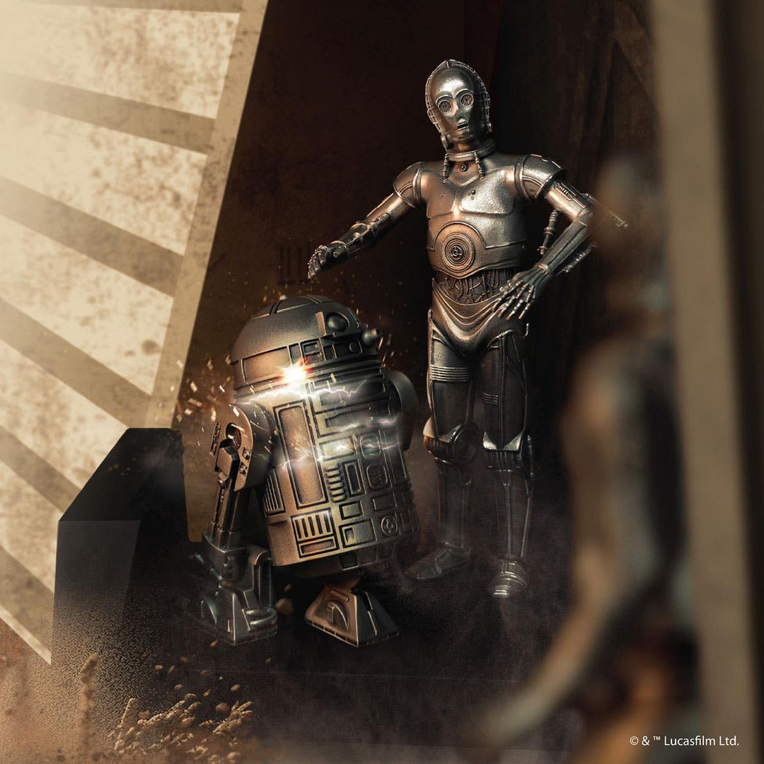 C-3PO & R2-D2 Endor