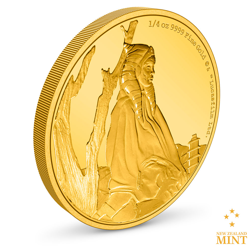 Ahsoka Tano ¼ oz Gold Coin