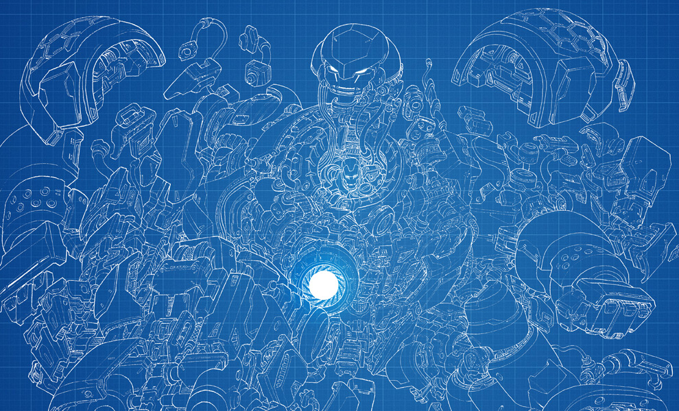 Hulkbuster Blueprint Variant
