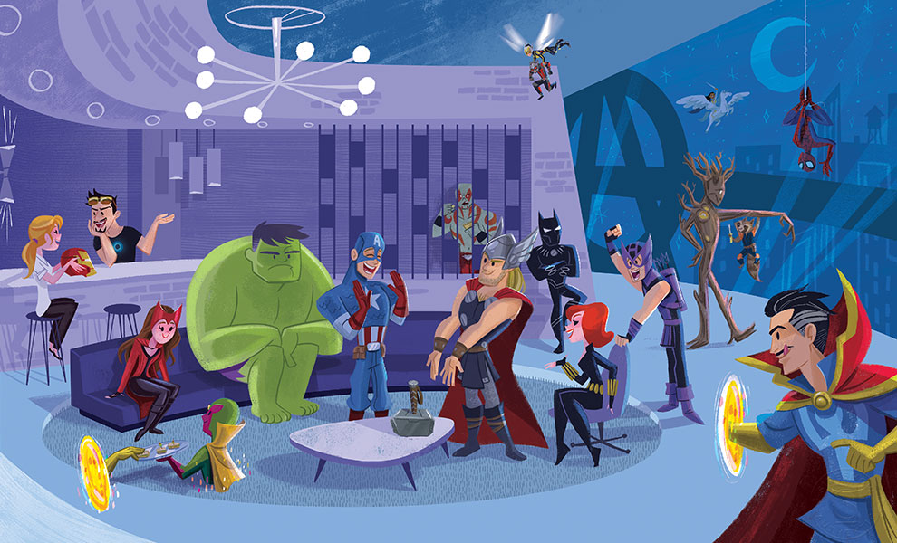 Party at Avengers Tower