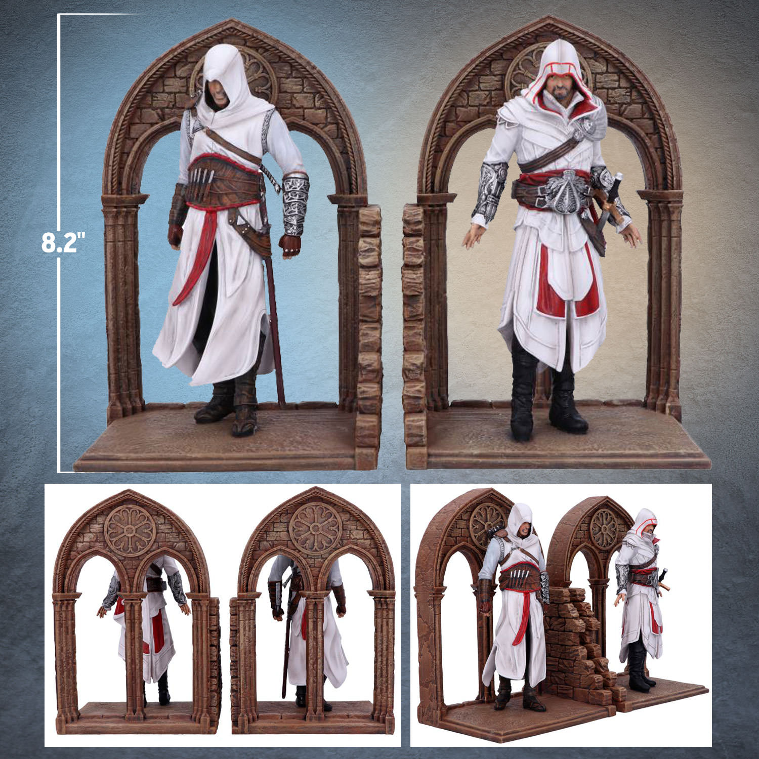 Altaïr and Ezio Bookends
