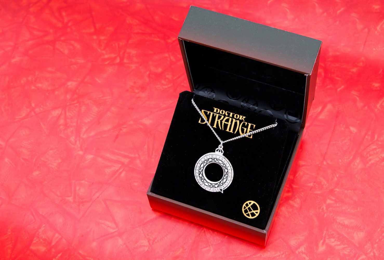 Doctor Strange Rotating Spell Medallion Necklace