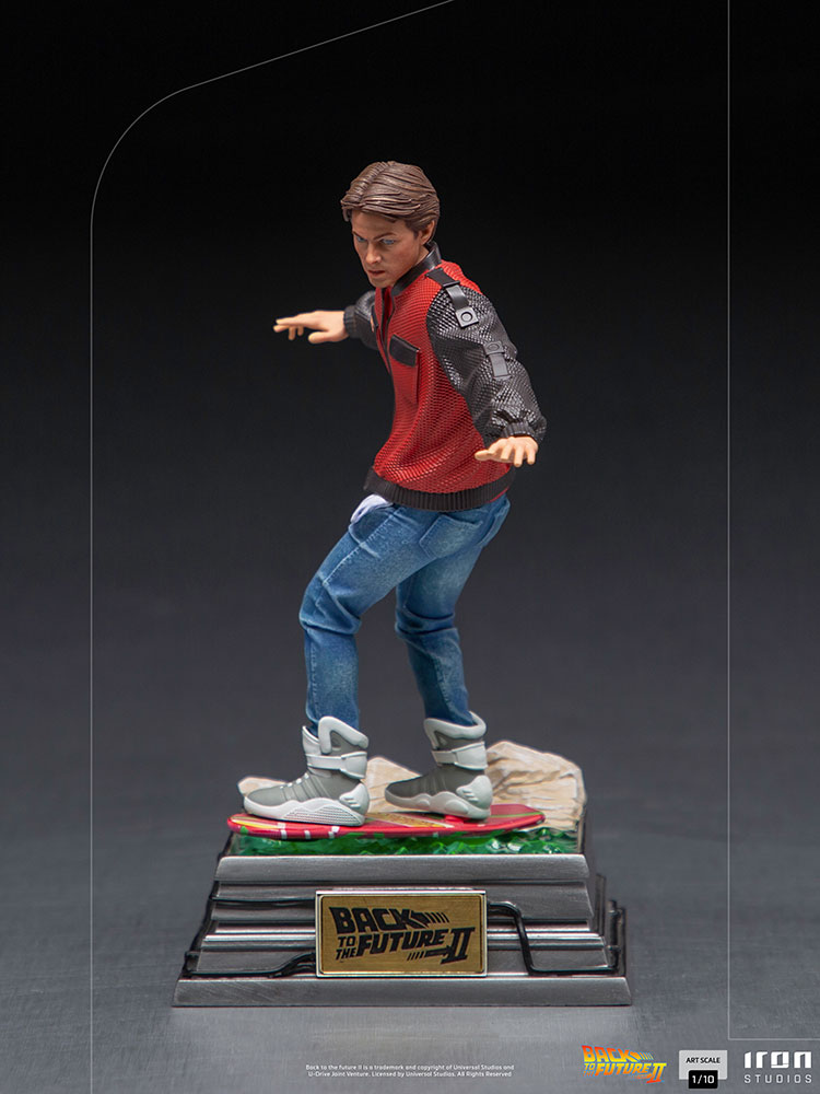 Marty McFly on Hoverboard