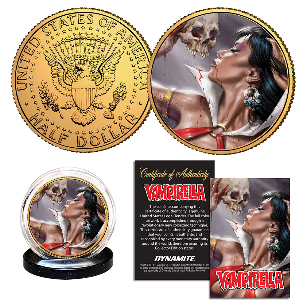 Vampirella (Lucio Parrillo) Gold Coin