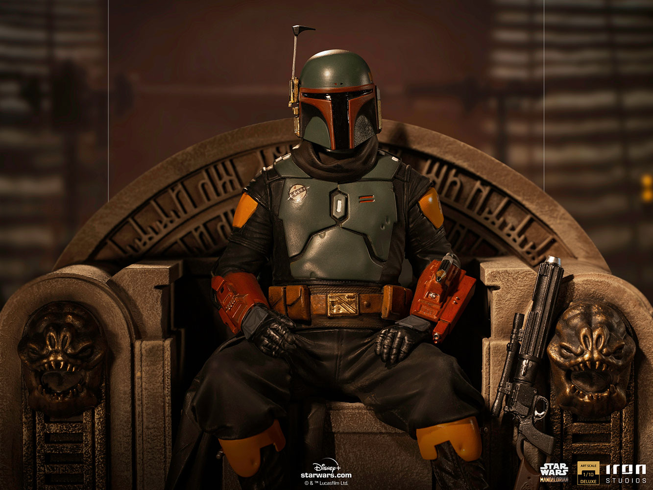Boba Fett on Throne Deluxe