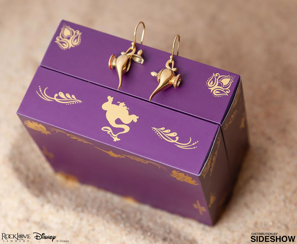 Hinged Magic Lamp Earrings