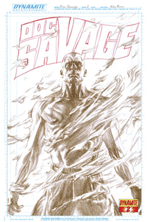 Doc Savage #2 Alex Ross Art Board Ultra Limited Variant