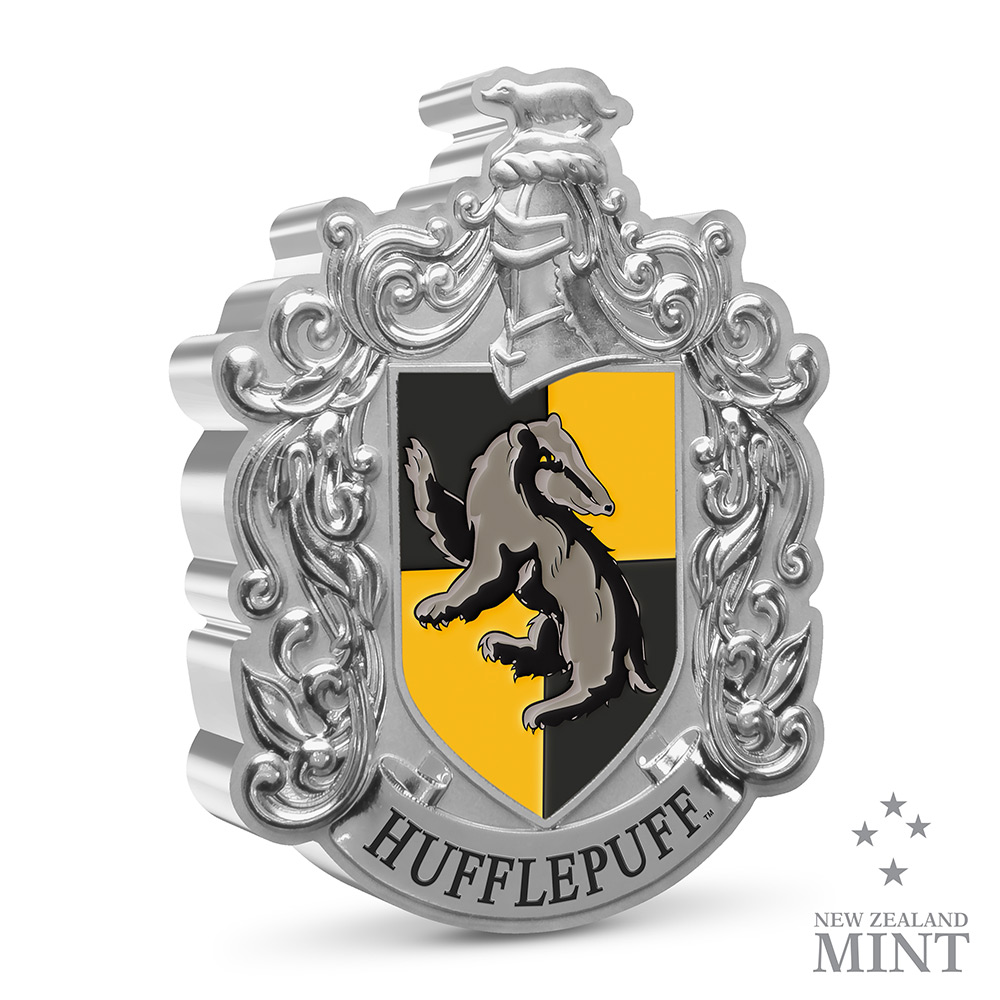 Hufflepuff House Banner 1oz Silver Coin