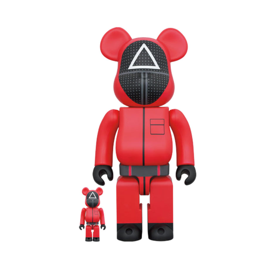 Be@rbrick Squid Game Guard (Triangle) 100% & 400%