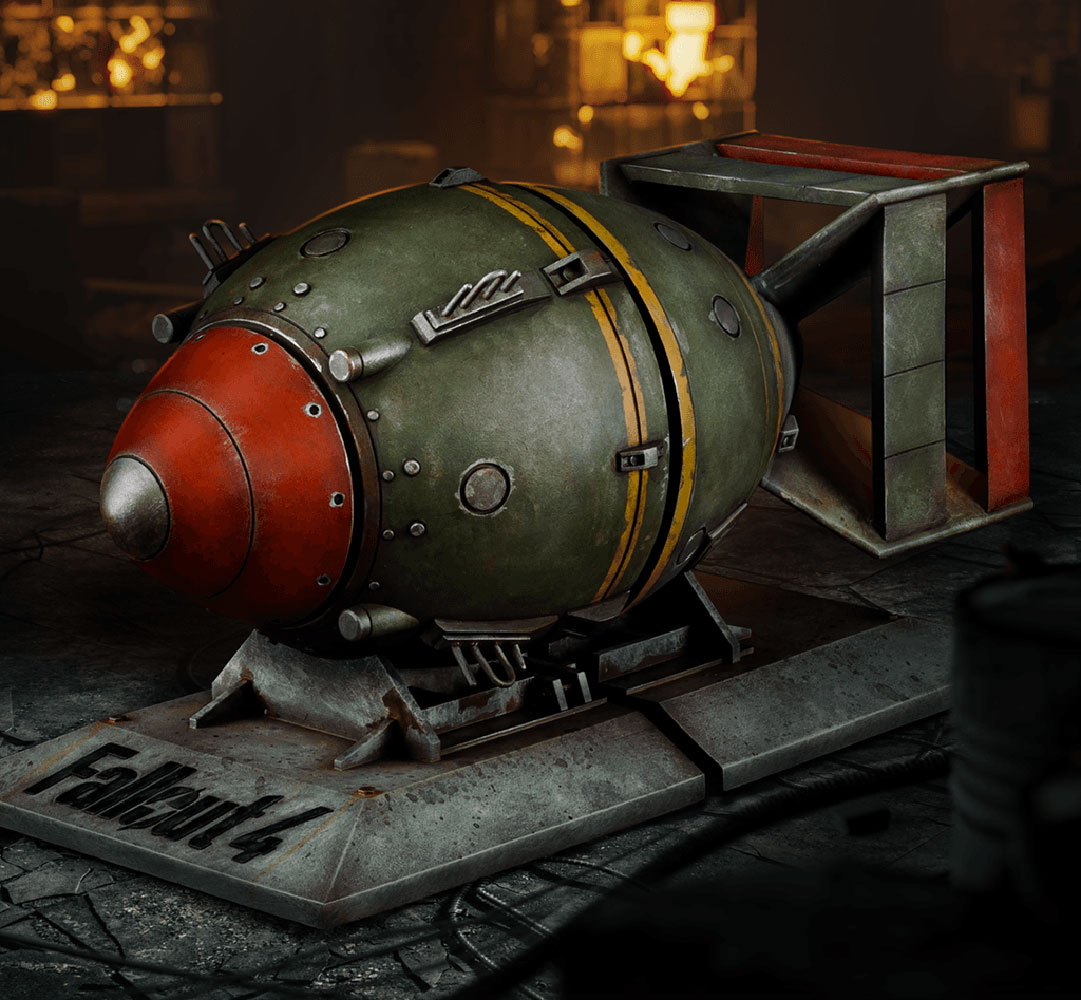 Liberty Prime Nuke Bookends